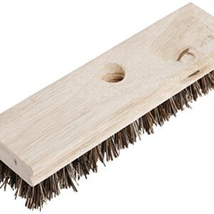 Quickie Union Mix Deck Scrub, Outdoor Scrub Brush, Heavy-Duty Rough Surface, Scrubbing Wood or Concrete
