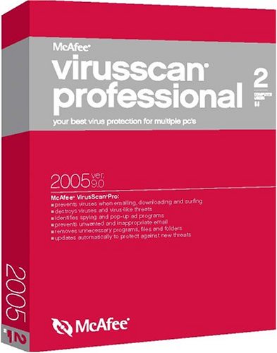 McAfee VirusScan Pro 2005 9.0 - 2 User