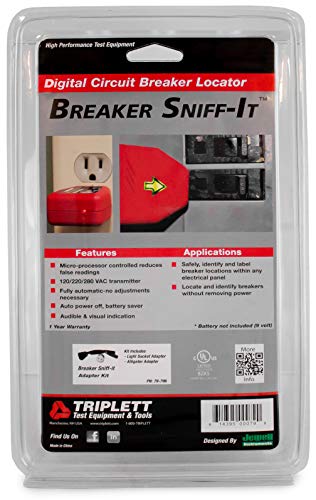 Triplett Breaker Sniff-It Automatic Circuit Breaker Locator with Audible and Visual Indication (9650)