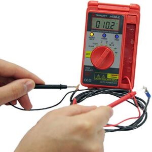 Triplett Pocket-Sized CAT II 4000 Count Digital Multimeter - AC/DC Voltage, AC/DC Current, Resistance, Frequency, Capacitance, Continuity, and Diode Check (2030)