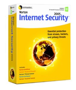 norton internet security 2005 - single user