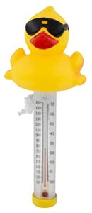 game 7000 derby duck spa and pool thermometer shatter-resistant casing, tether included, 9-in height x 3-1/2-in diameter, old version