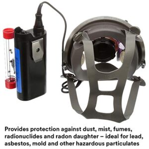 3M Powerflow Powered Air Purifying Respirator Kit 6900PF, Face-Mounted, Large, Protection Against Dust, Mist, Fumes, Lead, Mold, Asbestos, Radionuclides, Radon Daughters