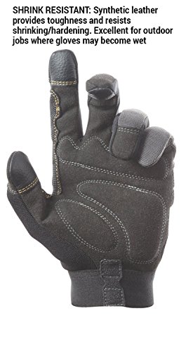 Custom Leathercraft125XL Handyman Flex Grip Work Gloves XL , Assorted