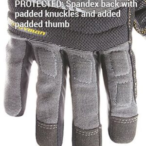 Custom Leathercraft125XL Handyman Flex Grip Work Gloves XL , Assorted