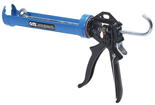 COX 41004 Chilton 10.3-Ounce Cartridge Rotating Cradle Manual Caulk Gun, Steel