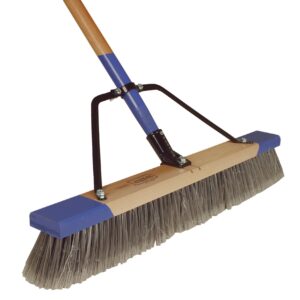 harper brush works 24-inch heavy duty indoor pushbroom 552224a