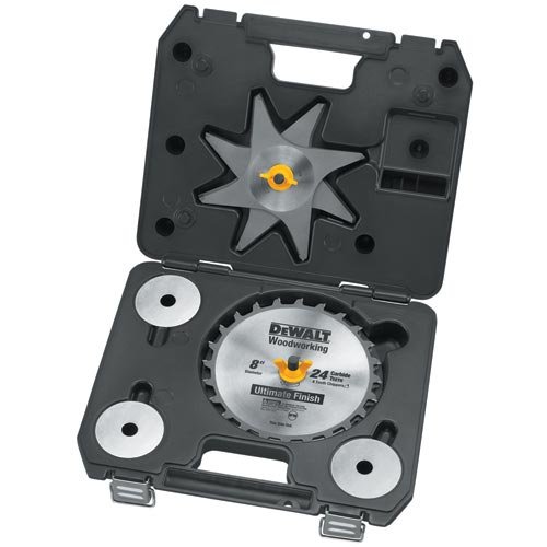 DEWALT Dado Blade Set, 8-Inch, 24-Tooth (DW7670)