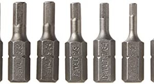 DEWALT Hex Bit Set, 9-Piece (DW2068)