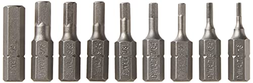 DEWALT Hex Bit Set, 9-Piece (DW2068)