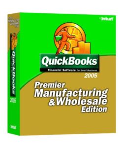 quickbooks premier manufacturing and wholesale edition 2005