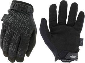 mechanix wear: the original covert tactical work gloves with secure fit, flexible grip for multi-purpose use, durable touchscreen safety gloves for men (black, xx-large)