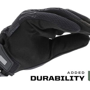 Mechanix Wear: The Original Covert Tactical Work Gloves with Secure Fit, Flexible Grip for Multi-Purpose Use, Durable Touchscreen Safety Gloves for Men (Black, XX-Large)