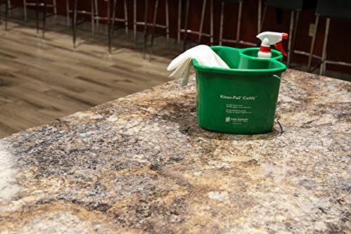 San Jamar KP500 Kleen-Pail Commercial Cleaning Caddy System, Green