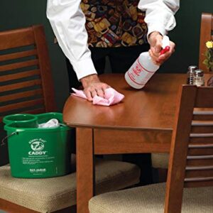San Jamar KP500 Kleen-Pail Commercial Cleaning Caddy System, Green