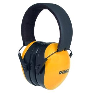 radians dewalt dpg62-c interceptor protective safety earmuff yellow/ black, adult