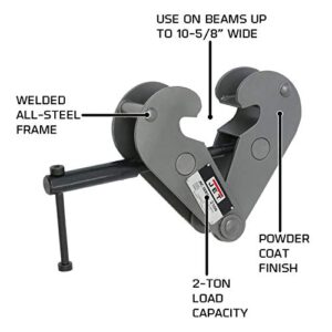 JET JBC-2, 2-Ton Heavy-Duty Beam Clamp (252720)