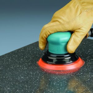 Dynabrade (59020) Dynorbital-Spirit 5" (127 mm) Diameter Random Orbital Sander, Non-Vacuum | 3/16" (5 mm) Diameter Orbit | 12000 RPM Pneumatic Motor