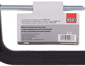 BESSEY CM80 Drop Forged, C-Clamp, 8 In.,Black