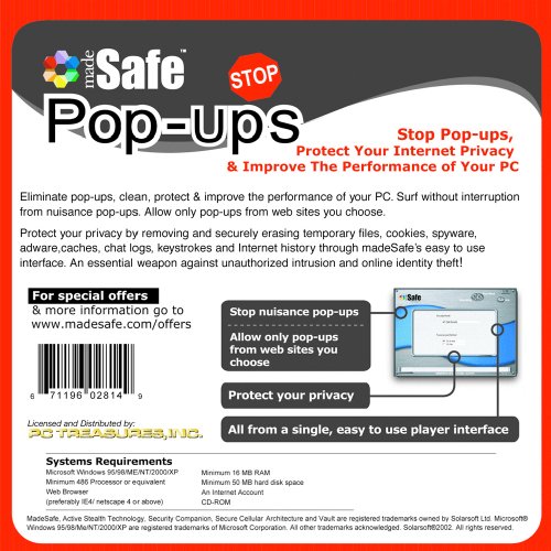 Made Safe Pop-up Blocker Software