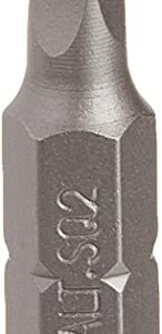 DEWALT DW2202B10 #2 Square Recess 1-Inch Bit Tip (10-Pack), Silver