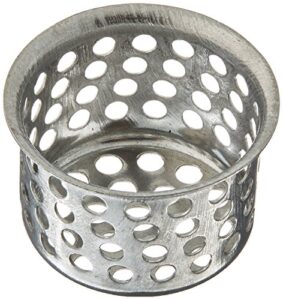 ez-flo 1 inch basin replacement deep waste basket strainer, crumb cup, stainless steel, 30061