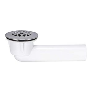 EZ-Flo 1-1/2 Inch Lift and Lock Two-Hole Trip-Lever Bath Waste Drain, Stainless Steel Tubular with Chrome Trim, 35213