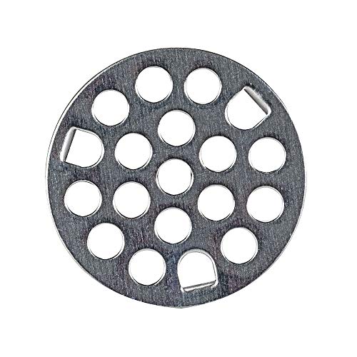EZ-FLO 3-Prong Stainless Steel Bath Drain Strainer, Snap-in Shower Drain Cover with Hair Catcher, Shower Drain Replacement, 30071