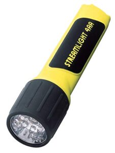 streamlight 68201 4aa propolymer 67-lumen led flashlight with white leds, yellow