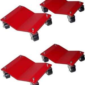 Auto Dolly M998035 Car Dollies, 12 x 16 in, 10, 000 lb., PK4