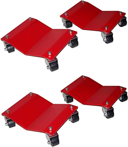 Auto Dolly M998035 Car Dollies, 12 x 16 in, 10, 000 lb., PK4