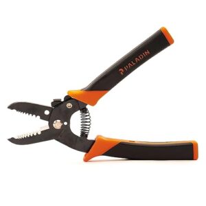paladin tools pa1117 wire stripper tool and wire cutter 10-24 awg | professional grade heavy duty wire stripping tool (2023 model)