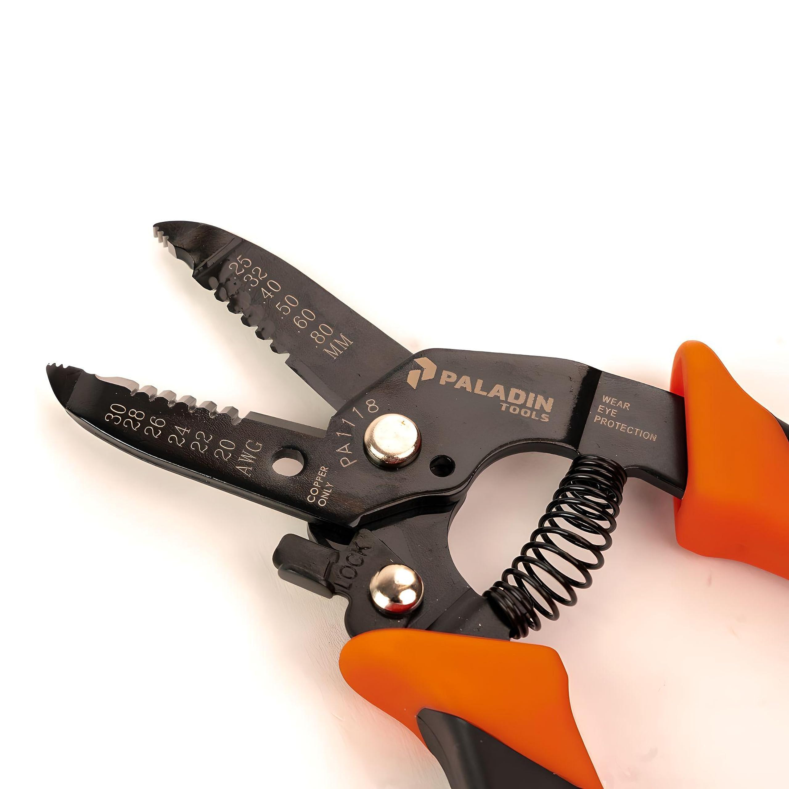 Paladin Tools PA1118 GripP Wire Stripper/Cutter, 30-20 AWG