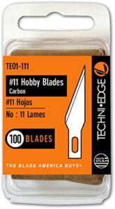 techni edge te01-111 no. 11 hobby blades, 1-pack