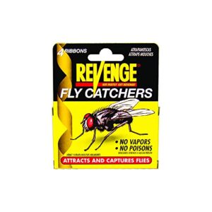 bonide 46100 076807000505 fly catcher ribbon (4 pack), 1 pack, brown/a