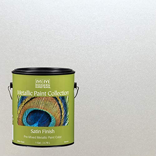 Modern Masters 1 gal ME196 Pearl White Metallic Paint Collection Water-Based Decorative Metallic Paint