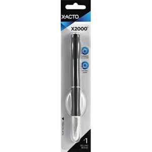 x-acto x2000 no-roll rubber barrel knife with #11 replaceable blade and safety cap (x3724)