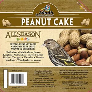 Heath Outdoor Products DD5-12 Suet Peanut Cake, Case Of 12 , Brown