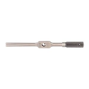 starrett tap wrench with tempered gripping surfaces - 3/16-1/2" (4.7-12.7mm) capacity tap size, 9" (225mm) body length, 5/32-9/32" (4-7mm) square shank - 91b