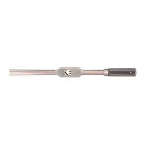 starrett tap wrench with tempered gripping surfaces - 1/4-5/8" (6.35-16mm) capacity tap size, 12" (300mm) body length, 5/32-3/8" (4-9.5mm) square shank - 91c