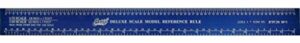 55779 12" deluxe scale model reference ruler