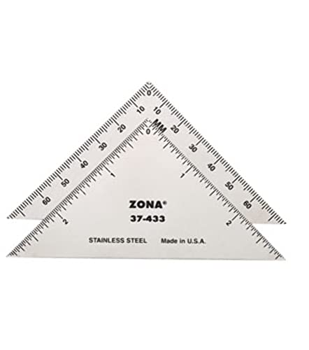 ZONA - ZON37433 Zona 37-433 Triangle, Stainless Steel, 3-Inch