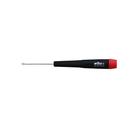 Wiha 96018 Slotted Screwdriver with Precision Handle, 1.8 x 40mm