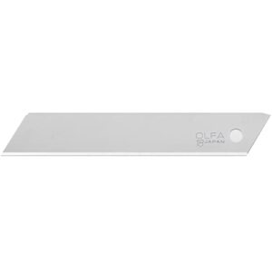 olfa 18mm heavy duty utility knife replacement blades, 10 blades (l-sol-10b) - steel razor blade cutter replacement blades, fits any 18mm utility knife
