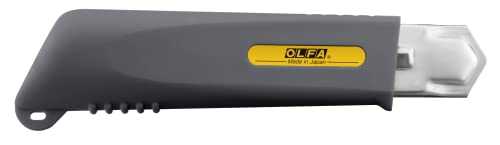 OLFA 25mm Extra Heavy-Duty Utility Knife (NH-1) - Multi-Purpose Custom Cutting Depth Precision Knife w/Ergonomic Grip Handle & Snap-Off Blade, Replacement Blades: Any OLFA 25mm Blade