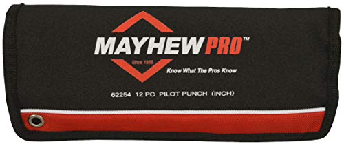 Mayhew 62254 Pro Pilot Punch Kit, 12-Piece