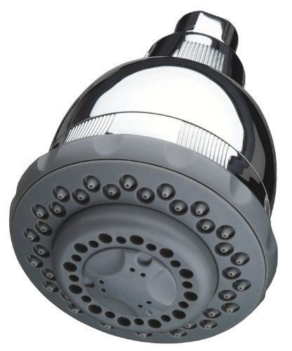 Culligan WSH-C125 Wall-Mounted Filtered Showerhead with Massage, 10,000 Gallon, Chrome, 8.5"L x 4.75"W