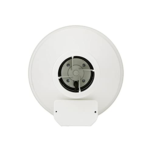 Fantech FR 100 Inline Centrifugal Duct Fan, Molded Housing, 4"