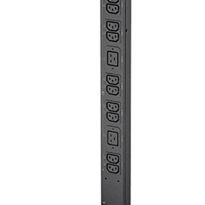 APC Rack Mount PDU, Basic 200V-240V/30A, (24) Outlets, 0U Vertical Rackmount (AP7541)