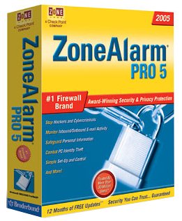 ZoneAlarm Pro 5 Firewall + Privacy Protection